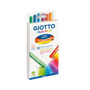 Pastelli a olio - lunghezza 70 mm - diametro11 mm - colori assortiti - Giotto -