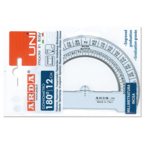 Goniometro Uni - 12cm - Arda  180°/360°