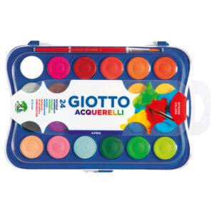 Pastiglie Acquerelli - ø 30mm - colori assortiti - Giotto