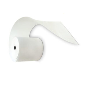 Rotolo per POS e carte di credito - carta termica BPA free - 57 mm x 18 mt - 48 g/m² - diametro esterno 38 mm - anima 12 mm -  blister 10 pezzi