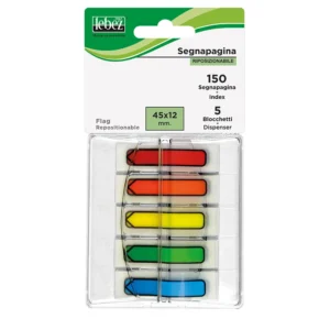 Segnapagina 150 pz Neon con dispenser