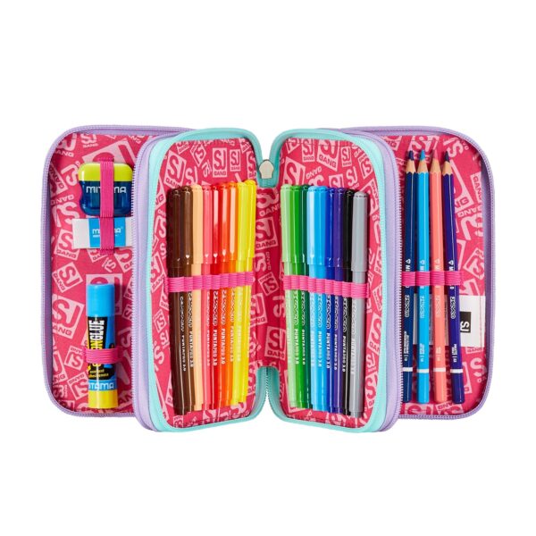 Sj Gang Astuccio 3 Zip  Pencil Case - immagine 2