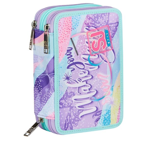 Sj Gang Astuccio 3 Zip  Pencil Case