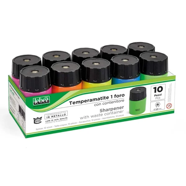 Temperamatite 1 foro con contenitore - immagine 6