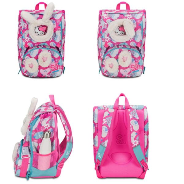 Zaino  Sdoppiabile BIG SJ GANG Pinkfur Girl - immagine 3