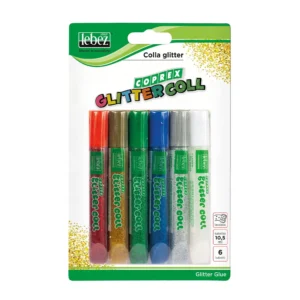 Colla glitter Coprex vari colori 6 pezzi