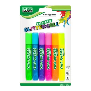 Colla glitter coprex confezione da 6 pezzi