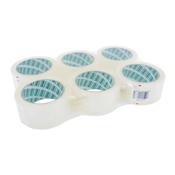 Nastro da imballo silenzioso 50 mm x 66 m. confezione da 6 pezzi - immagine 2