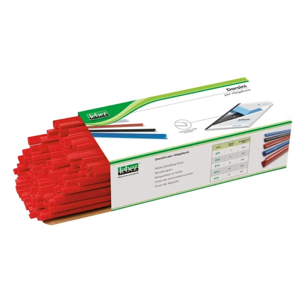 Dorsini in PVC 4 mm in confezione da 100 pezzi