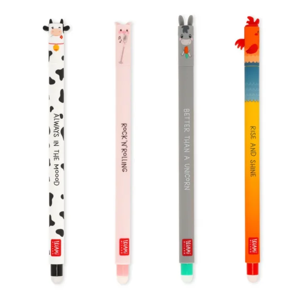 LEGAMI - Set di 4 Penne Gel Cancellabili - Erasable Pen - immagine 2