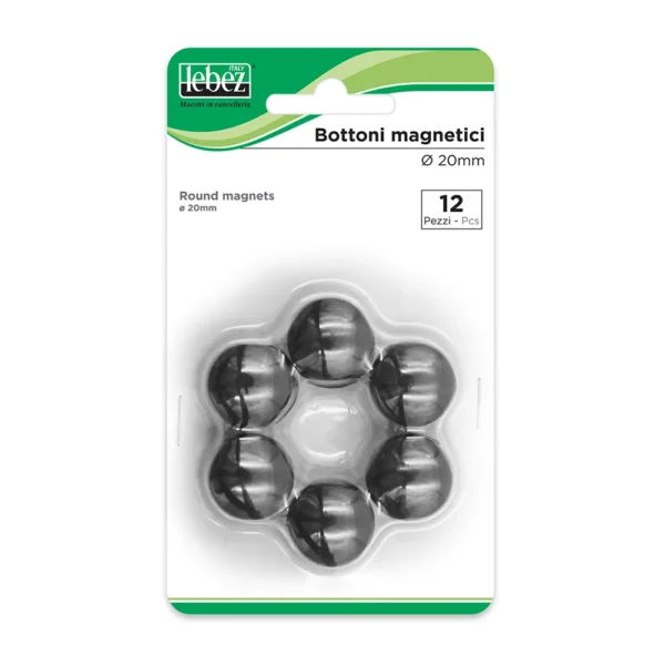 Bottoni magnetici 20 mm - immagine 3