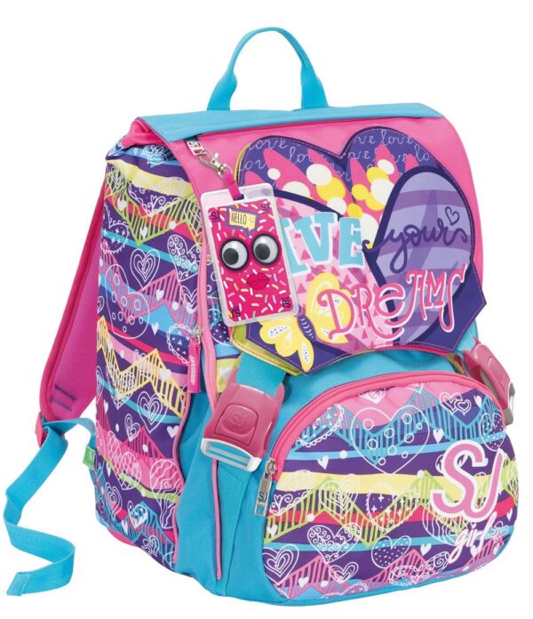 Zaino Sdoppiabile Big - Girl Azzurro SJ - Seven