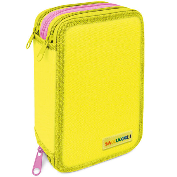LEBEZ Astuccio 3 Zip Con Corredo  SACCUCCIOLO Monocolore - immagine 4
