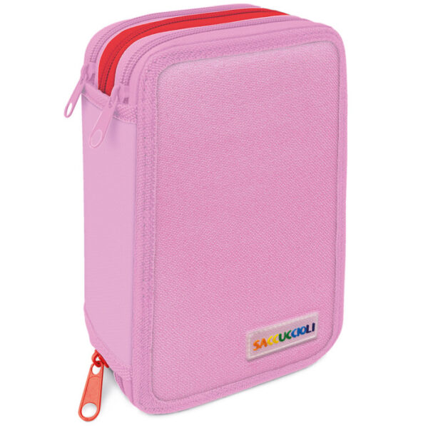 LEBEZ Astuccio 3 Zip Con Corredo  SACCUCCIOLO Monocolore - immagine 6