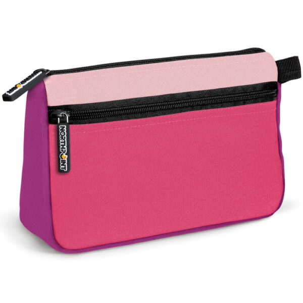 Astuccio  Bustina Maxi NORTHPOINT 24x15x6 2 Zip Colorlock Style XL Lebez - immagine 2