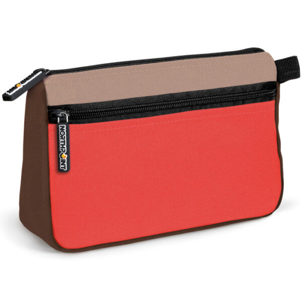 Astuccio  Bustina Maxi NORTHPOINT 24x15x6 2 Zip Colorlock Style XL Lebez - immagine 4