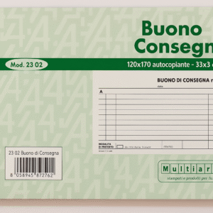 Buono di consegna 3 copie 120 x 170 autocopiante  Multiart