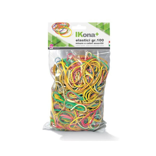 Elastici in Busta assortiti 100 gr. Ikona - CWR