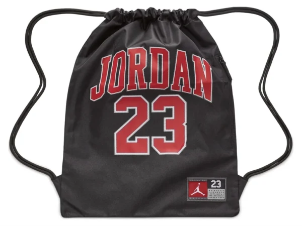 Zaino Sacca Nike Air Jordan 23 Bulls Jersey Zaino Palestra Nero/Rosso
