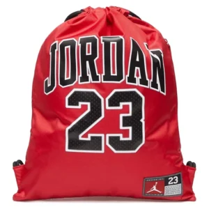 Zaino Sacca Nike Air Jordan 23 Bulls Jersey Zaino Palestra Rosso/Nero