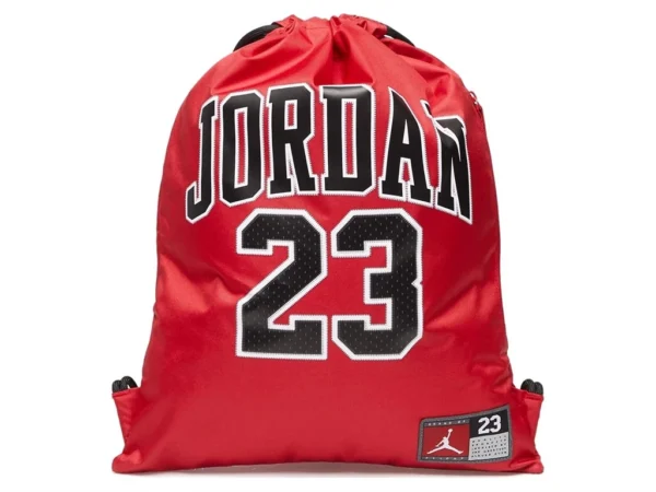 Zaino Sacca Nike Air Jordan 23 Bulls Jersey Zaino Palestra Rosso/Nero