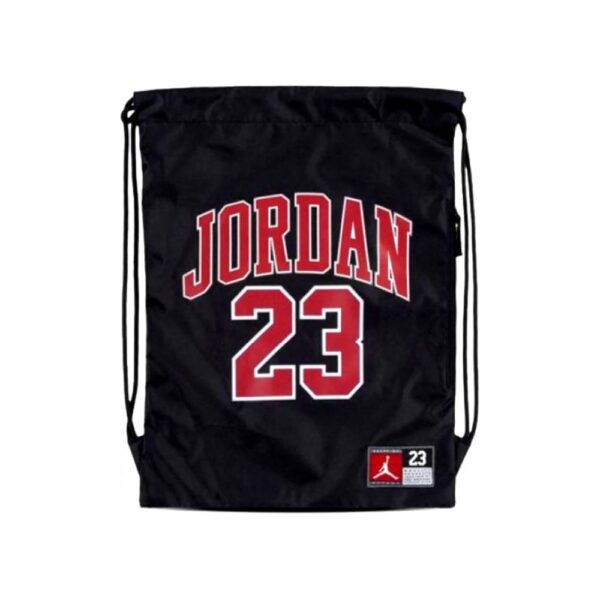 Zaino Sacca Nike Air Jordan 23 Bulls Jersey Zaino Palestra Nero/Rosso - immagine 3