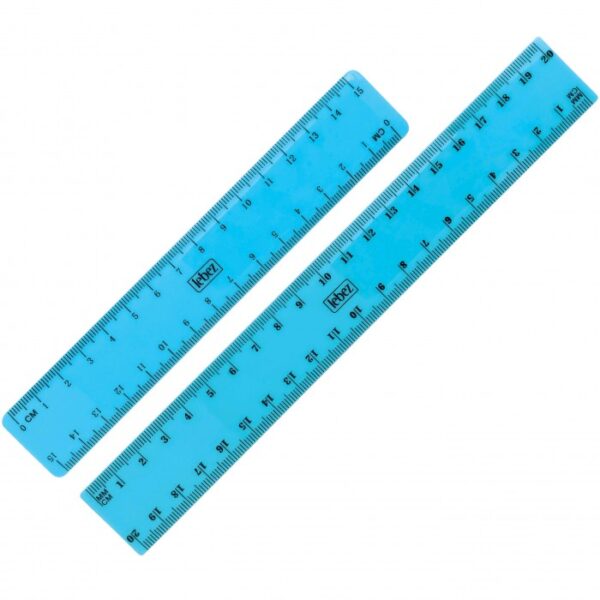 Lebez Righello 20 cm. v.colori in plastica pastello - immagine 3