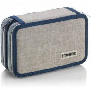 Astuccio  3 ZIP Completo B-BOX GRIGIO contiene prodotti GIOTTO