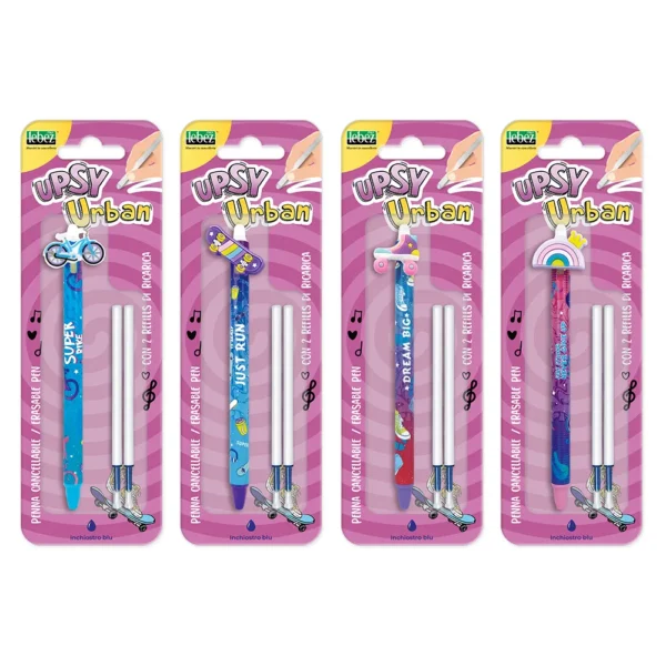 Penna cancellabile “UpsyUrban”+ 2Refills