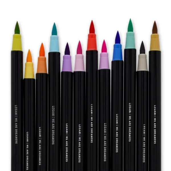 LEGAMI - Set di 12 Pennarelli con Punta Pennello - Brush Markers - immagine 6