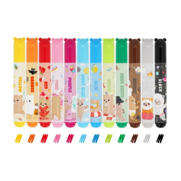 LEGAMI - Set di 12 Pennarelli - Teddy Friends - immagine 2