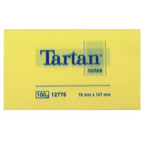 Post-it  giallo pastello - 76 x 127mm - 63gr - 100 fogli - Tartan