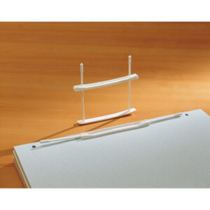Fastener fermafogli - plastica - passo 80 mm - capacità 6 cm - bianco - Fellowes - conf. 12 pezzi