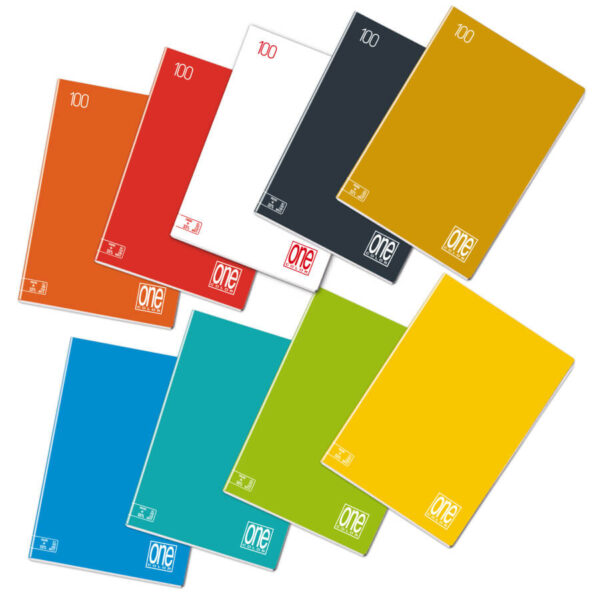 Maxi quaderni con più fogli – Colori Standard - Quadretto da 4MM - Confezione da 10 Pezzi - colori assortiti