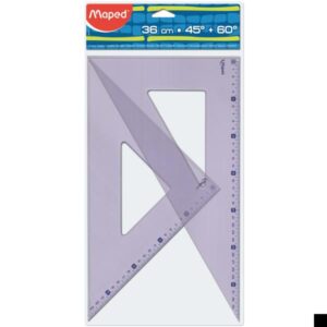 SQUADRE COPPIA GEOMETRIC CM 36 - 45°/60°