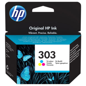Hp - Cartuccia ink originale- 303 - C/M/Y - T6N01AE - 165 pag -Colore