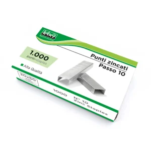 Puntine per cucitrice zincati passo 10mm