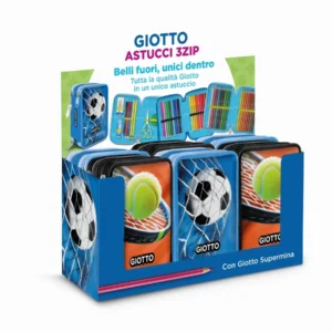 Giotto ASTUCCIO Sportlovers Scuola 3 Zip Tennis - Palla