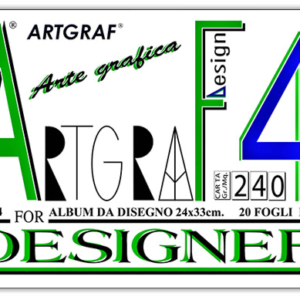 Artgraf Album 24x33 con angoli finitura Liscio fogli 20
carta da 240gr./mq.